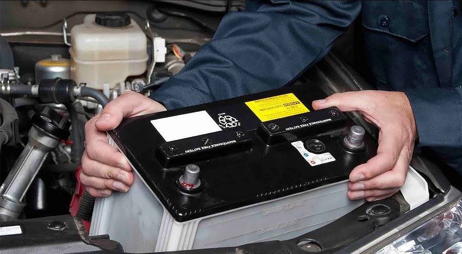 how to measure the ampere number of a car battery