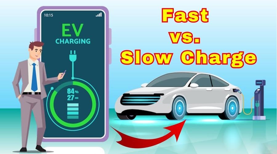 slow charging vs fast charging