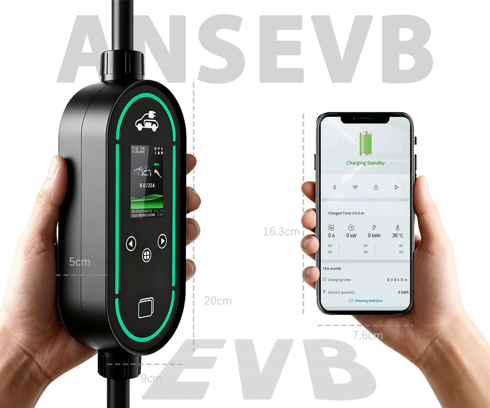 Cargador portátil para vehículos eléctricos (EVB)