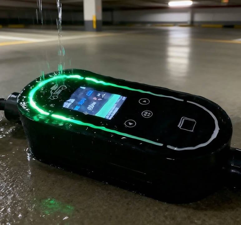 Tragbares EV-Ladegerät, EVB-Wasserdichtigkeitstest