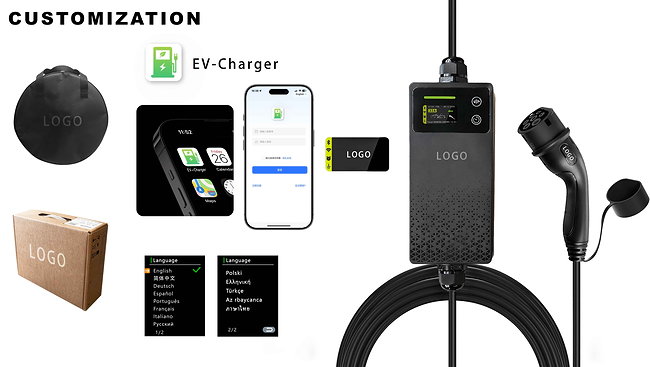 شاحن سيارات كهربائية محمول، تخصيص EVX